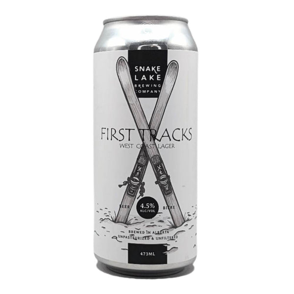 Snake Lake Brewing Company First Tracks West Coast Lager