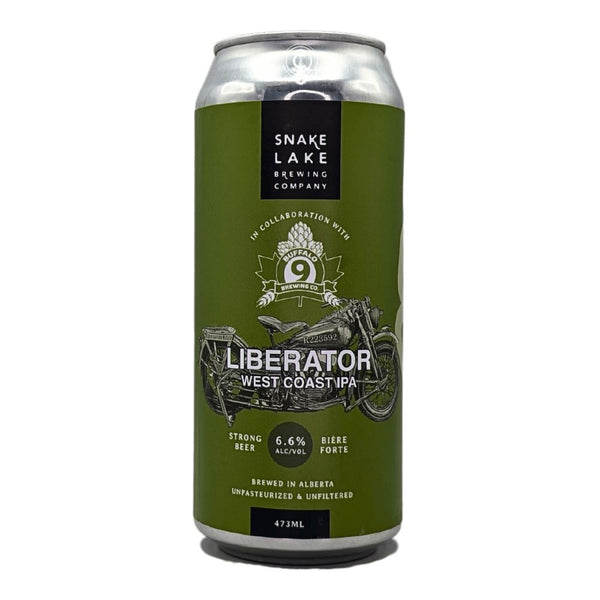 Snake Lake Brewing Company x Buffalo 9 Brewing Co. Liberator West Coast IPA