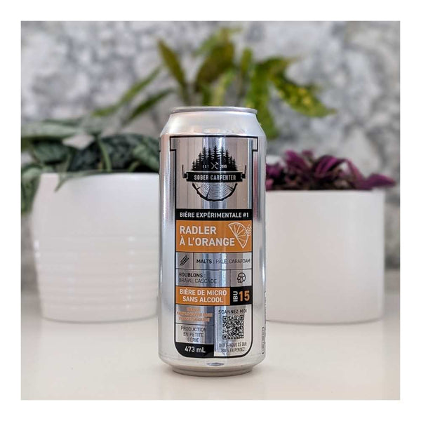 Sober Carpenter Experimental Brew #1 Orange Radler Non-Alcoholic