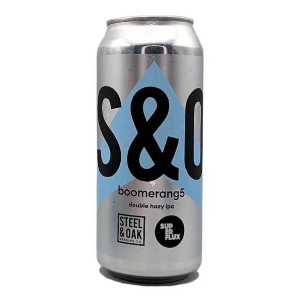 Steel & Oak Brewing Co. x Superflux Beer Company Boomerang 5 Hazy Double IPA