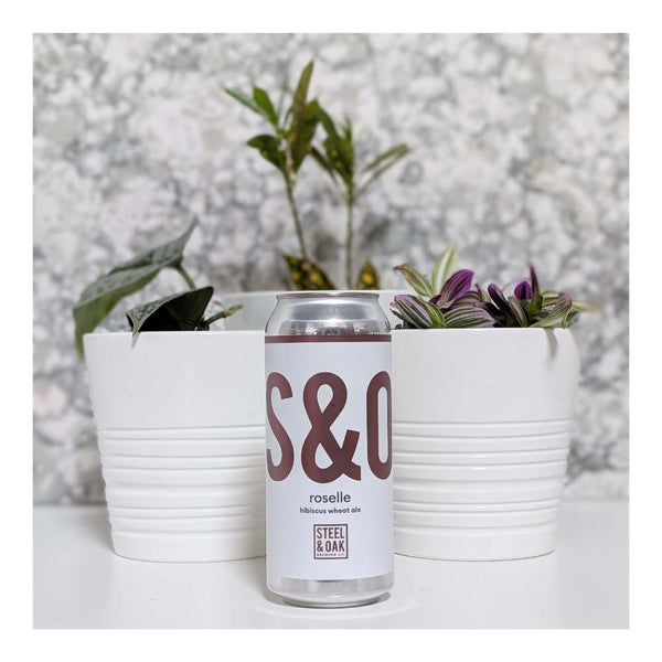Steel & Oak Brewing Co. Roselle Hibiscus Wheat Ale