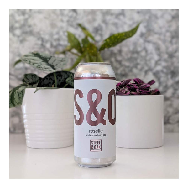 Steel & Oak Brewing Co. Roselle Hibiscus Wheat Ale