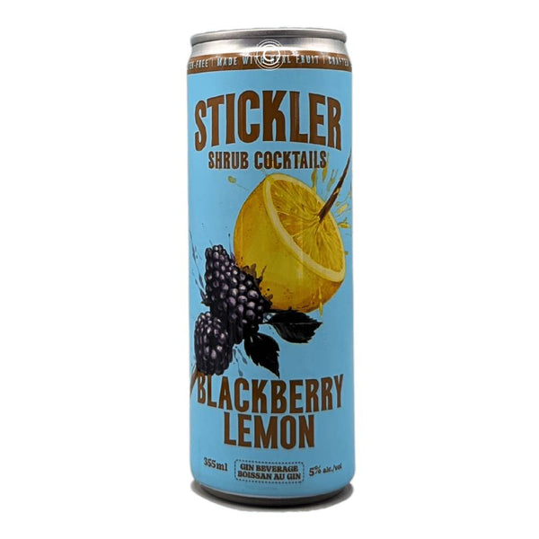 Stickler Shrub Cocktails Blackberry Lemon Gin Cocktail