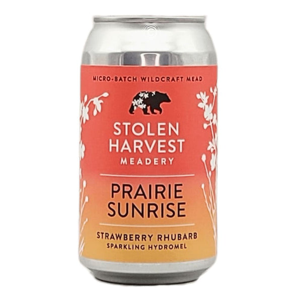 Stolen Harvest Meadery Prairie Sunrise Strawberry Rhubarb Sparkling Hydromel