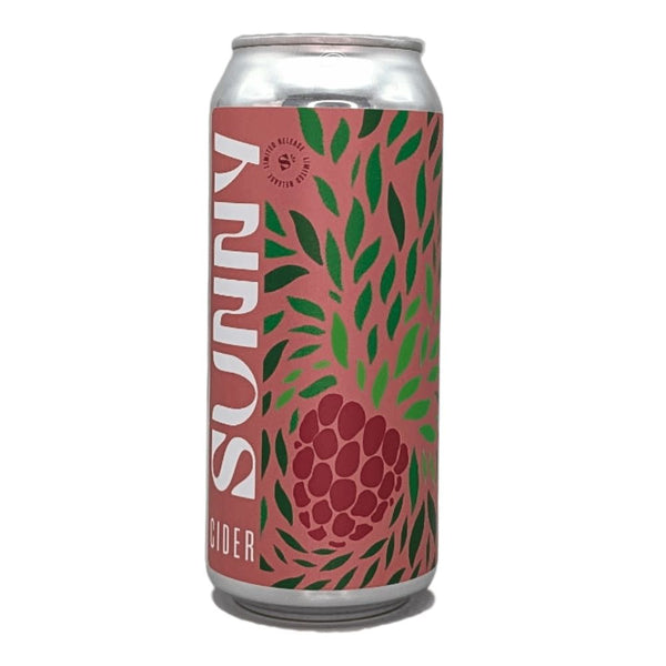 SunnyCider Raspberry Juniper Cider