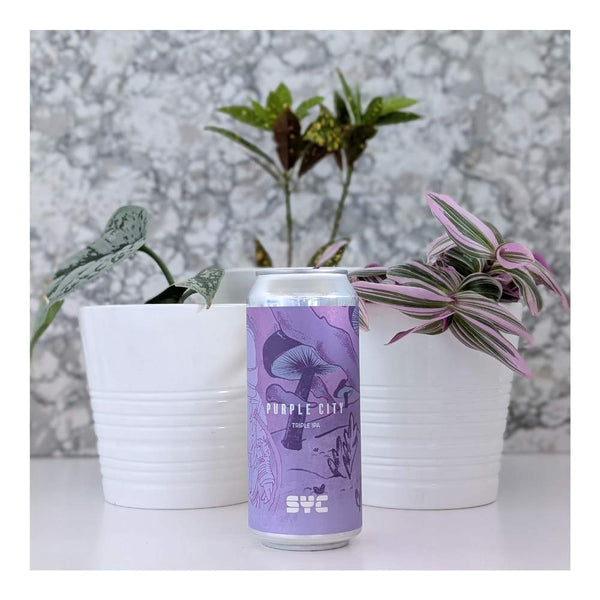 SYC Brewing Co. Purple City Hazy Triple IPA