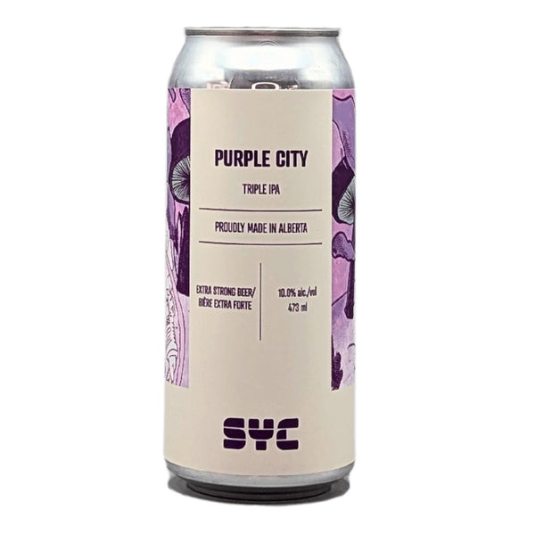 SYC Brewing Co. Purple City Hazy Triple IPA