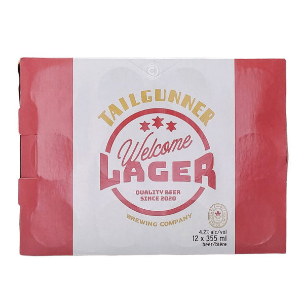 Tailgunner Brewing Company Welcome Lager 12 pack