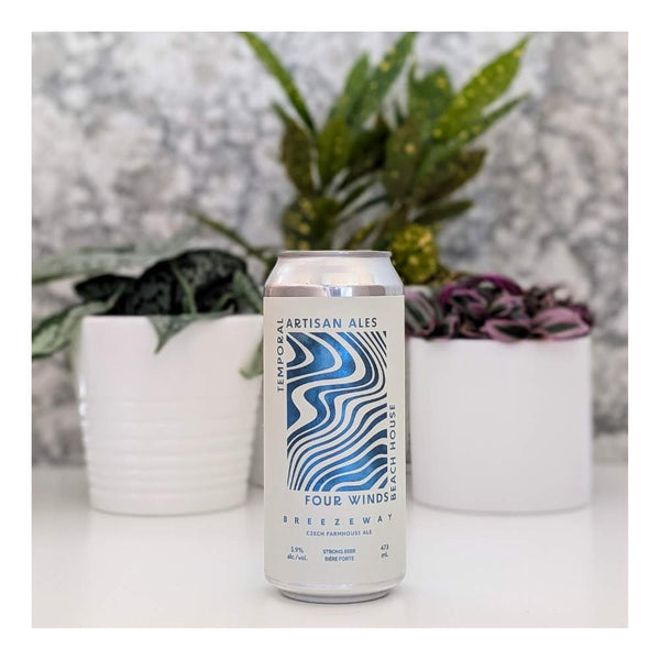 Temporal Artisan Ales x Four Winds Beach House Breezeway Czech Farmhouse Ale