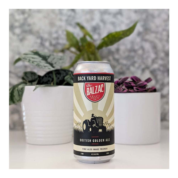 Balzac Craft Brewing Company The Backyard Harvest British Blonde Ale