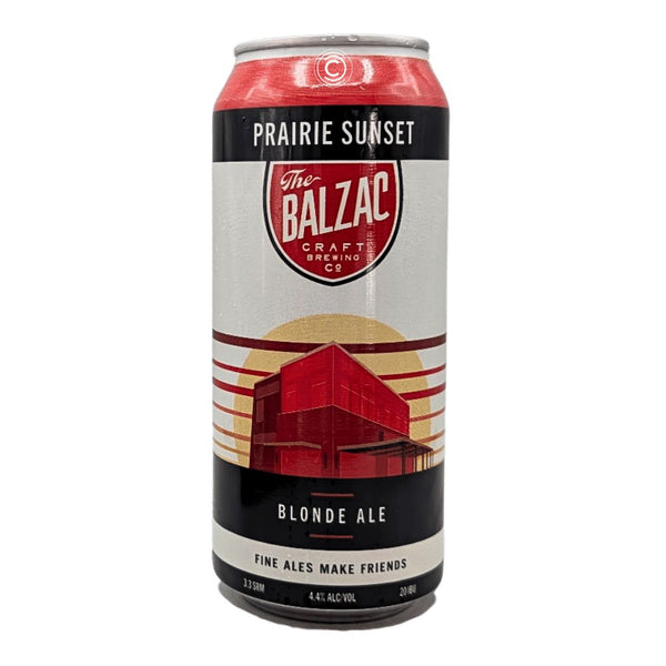 Balzac Craft Brewing Company Prairie Sunset Blonde Ale