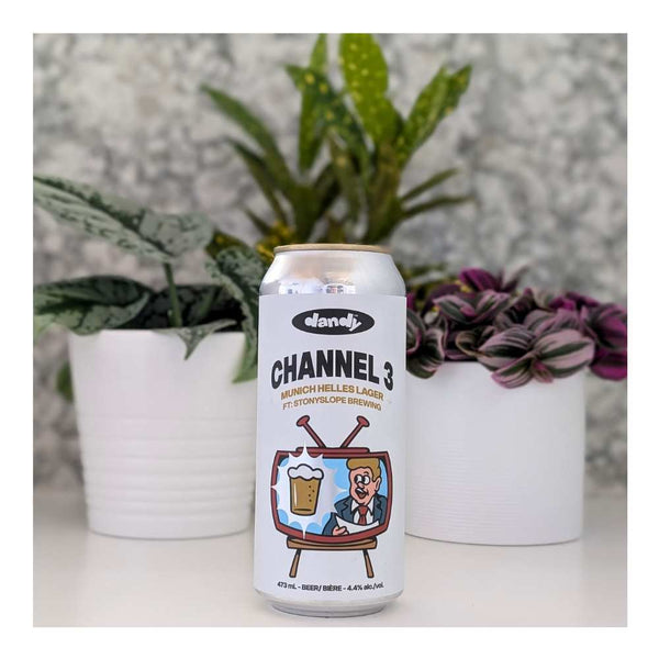 The Dandy Brewing Company Channel 3 Munich Helles Lager featuring Stonyslope Brewing Company