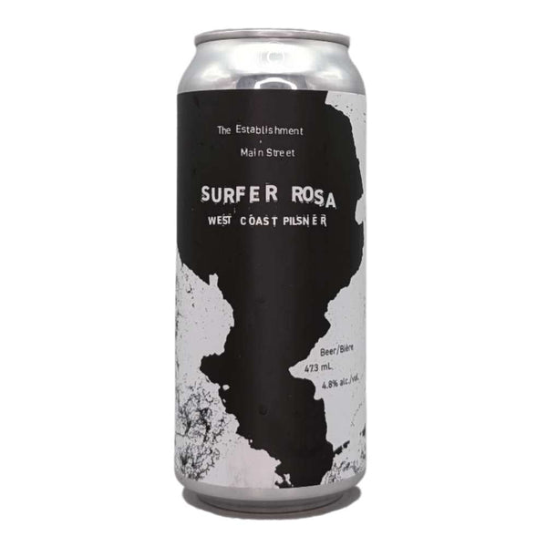 The Establishment Brewing Company x Main Street Brewing Co. Surfer Rosa West Coast Pilsner