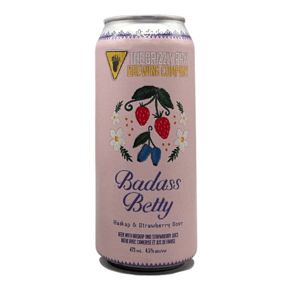The Grizzly Paw Brewing Company Badass Betty Haskap & Strawberry Sour