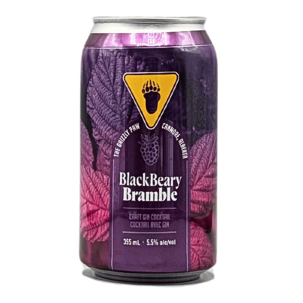 The Grizzly Paw Brewing Company BlackBeary Bramble Gin Cocktail