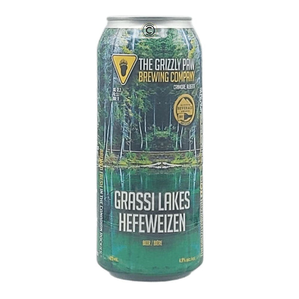 The Grizzly Paw Brewing Company Grassi Lakes Hefeweizen