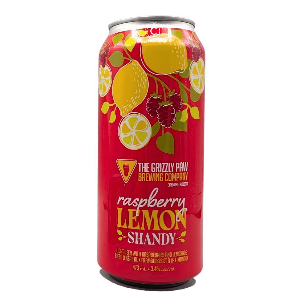 Shandy Shack Raspberry Lager The Grizzly Paw Brewing Company Raspberry Lemon Shandy – Collective - A ...
