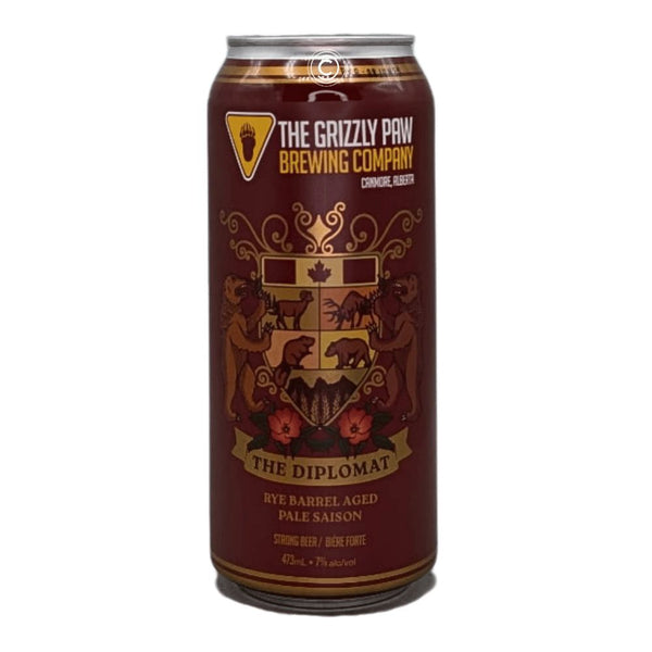 The Grizzly Paw Brewing Company The Diplomat Rye Barrel Aged Saison