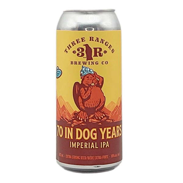 Three Ranges Brewing Company 70 in Dog Years Double IPA