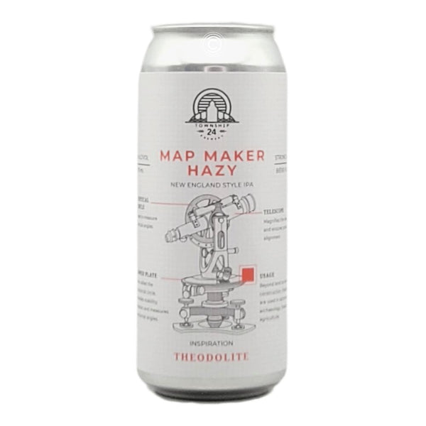 Township 24 Brewery Map Maker Hazy IPA