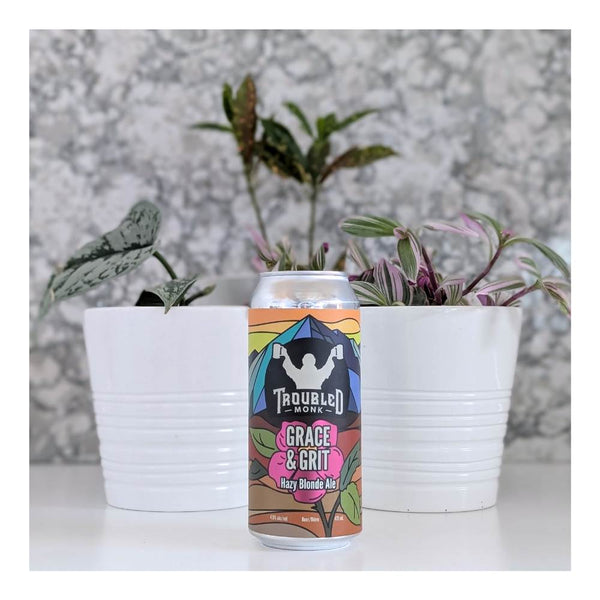 Troubled Monk Grace And Grit Hazy Blonde Ale