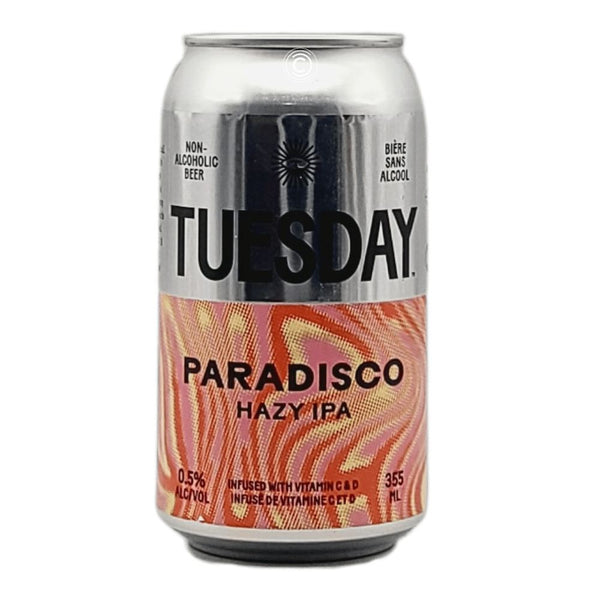 Tuesday Brewing Co. Paradisco Hazy IPA Non-Alcoholic