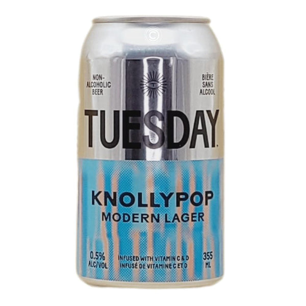 Tuesday Brewing Co. Knollypop Modern Lager Non-Alcoholic