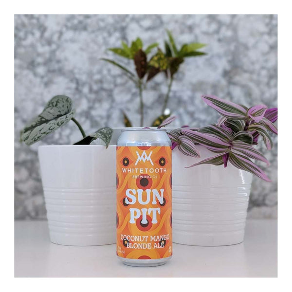 Whitetooth Brewing Co. Sunpit (2026) Coconut Mango Blonde Ale