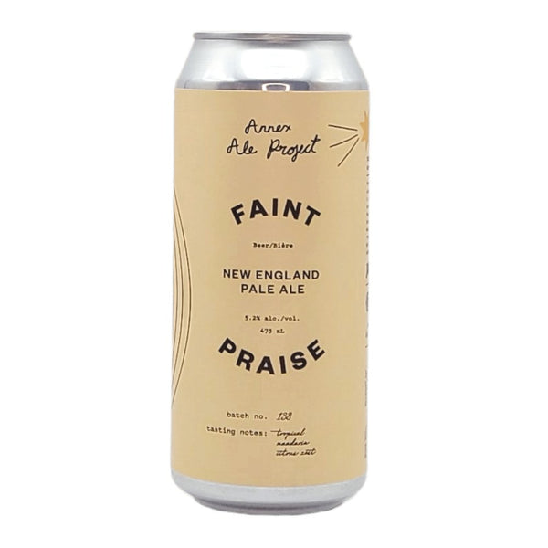 Annex Ale Project Faint Praise Hazy Pale Ale