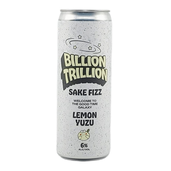 Billion Trillion Lemon Yuzu Sake Fizz Cocktail