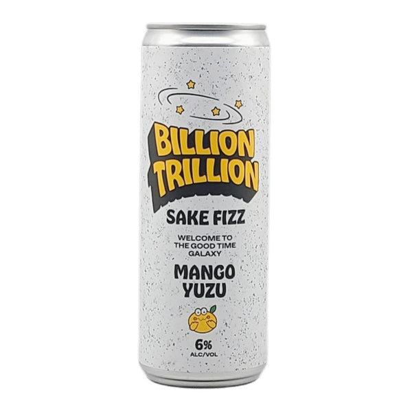 Billion Trillion Mango Yuzu Sake Fizz Cocktail