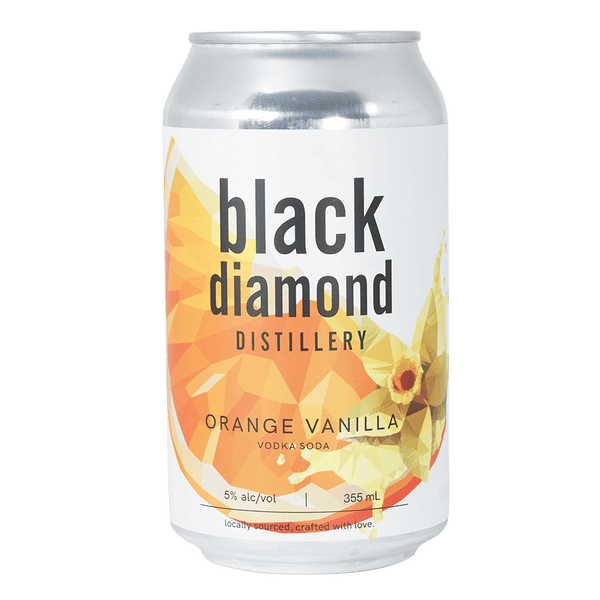 Black Diamond Distillery Orange Vanilla Vodka Cocktail