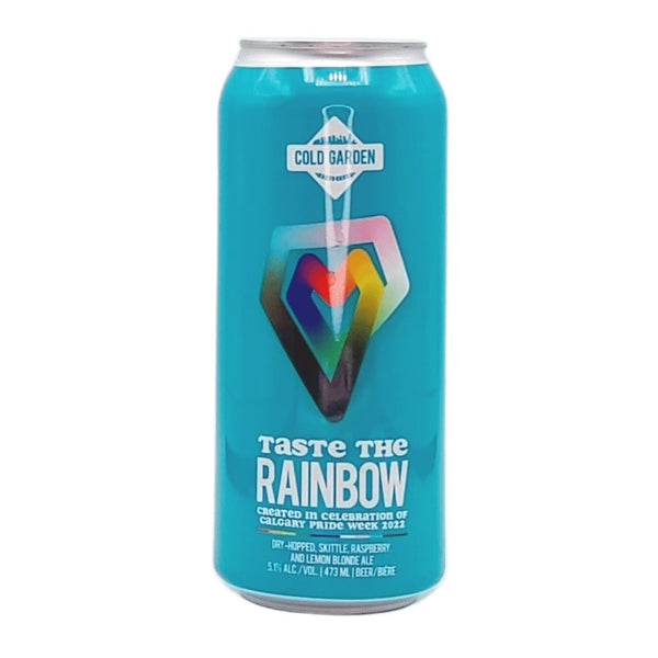 Cold Garden Beverage Company Taste The Rainbow Dry Hopped Skittle Raspberry Lemon Blonde-ale