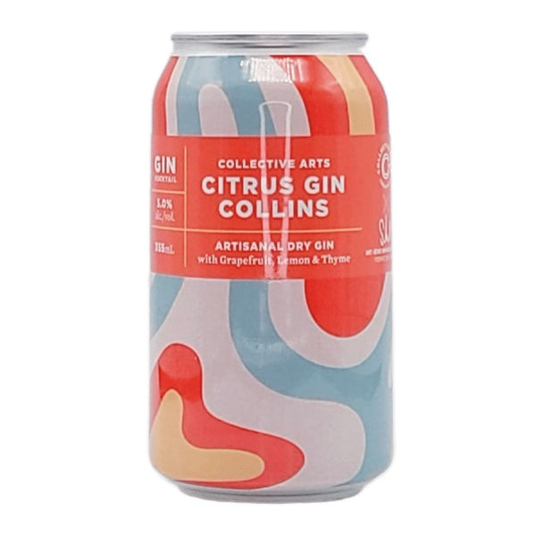 Collective Arts Brewing Citrus Gin Collins Cocktail