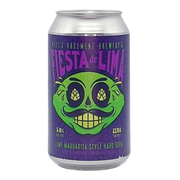 Hell's Basement Brewery Fiesta De Lima Lime Margarita Hard Soda