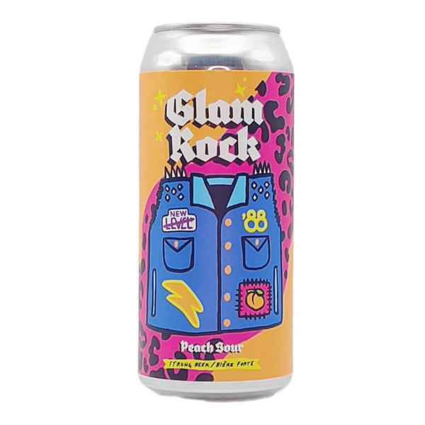 New Level Brewing x Eighty Eight Brewing Co. Glam Rock Peach Sour