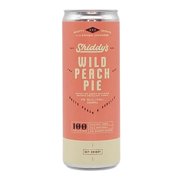 Shiddy's Distilling Wild Peach Pie Sparkling Vodka Beverage