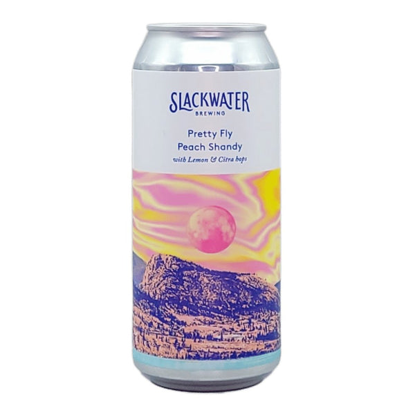 Slackwater Brewing Pretty Fly Peach Shandy with Lemon & Citra Hops