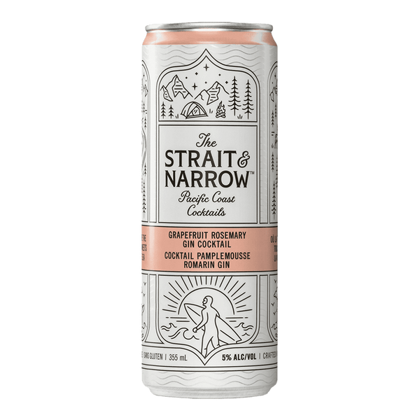 Strait & Narrow Grapefruit Rosemary Gin Cocktail