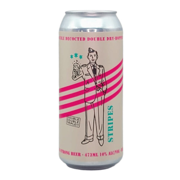 Tailgunner Brewing Co. x Eighty Eight Brewing Co. Stripes Double Decocted Double Dry Hopped Triple IPA