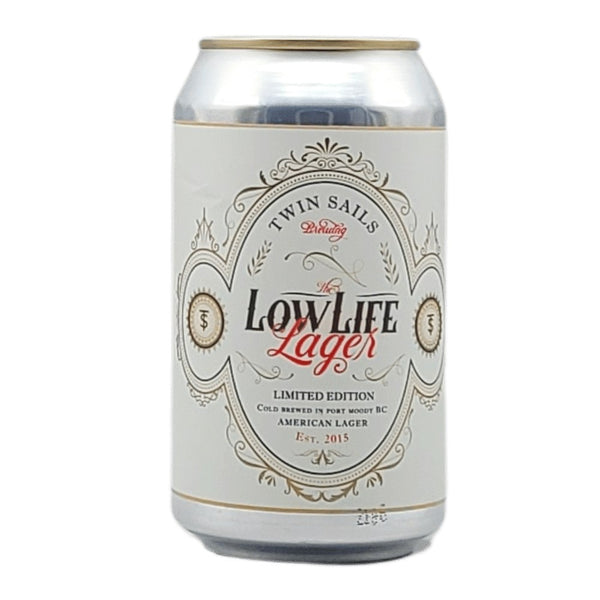 Twin Sails Brewing Low Life Lager